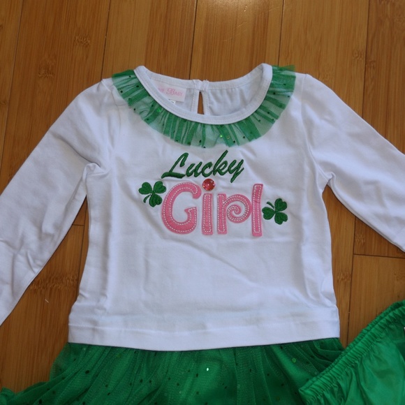 Donated Lucky Girl St. Patrick's Outfit - Picture 3 of 4